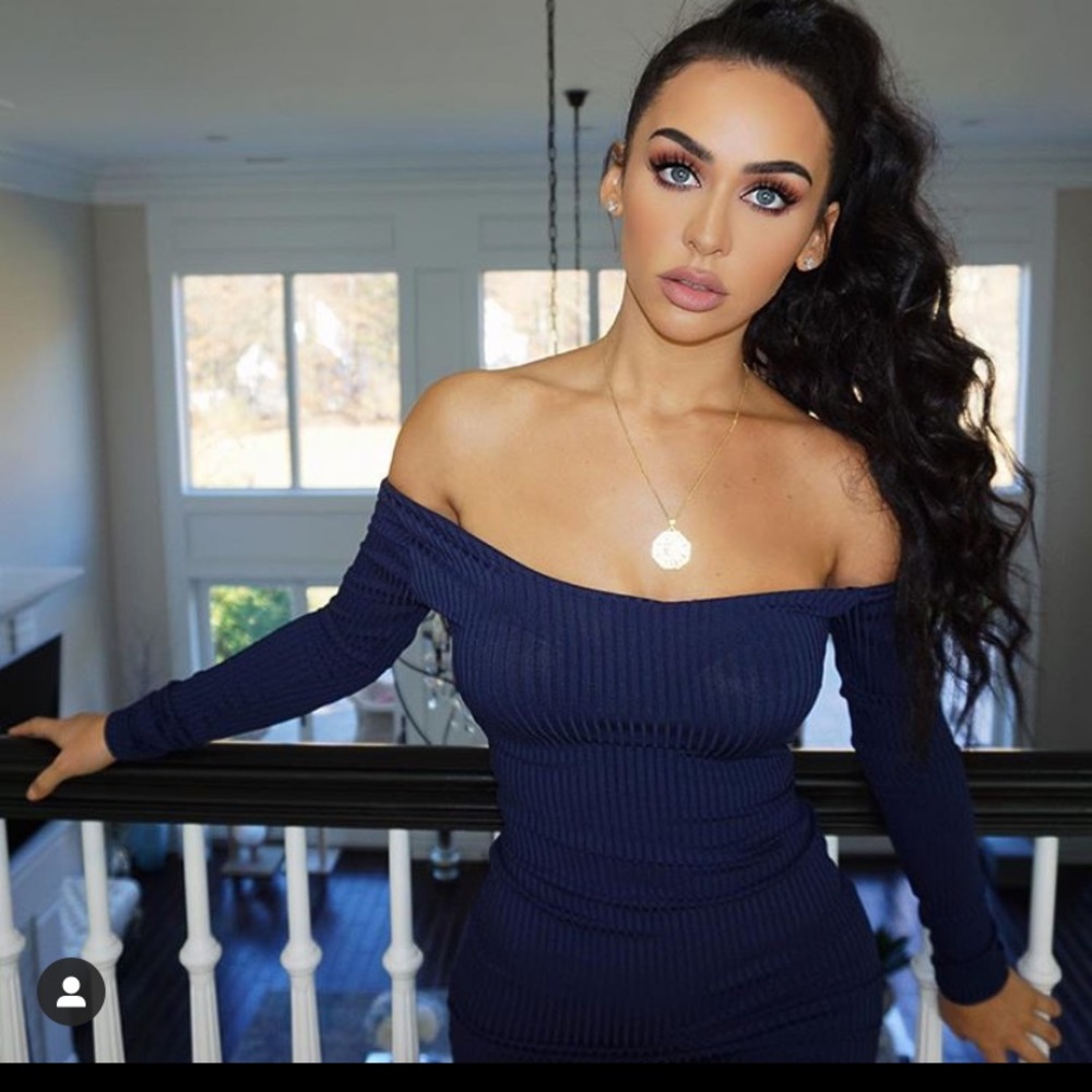 Missguided ribbed dress